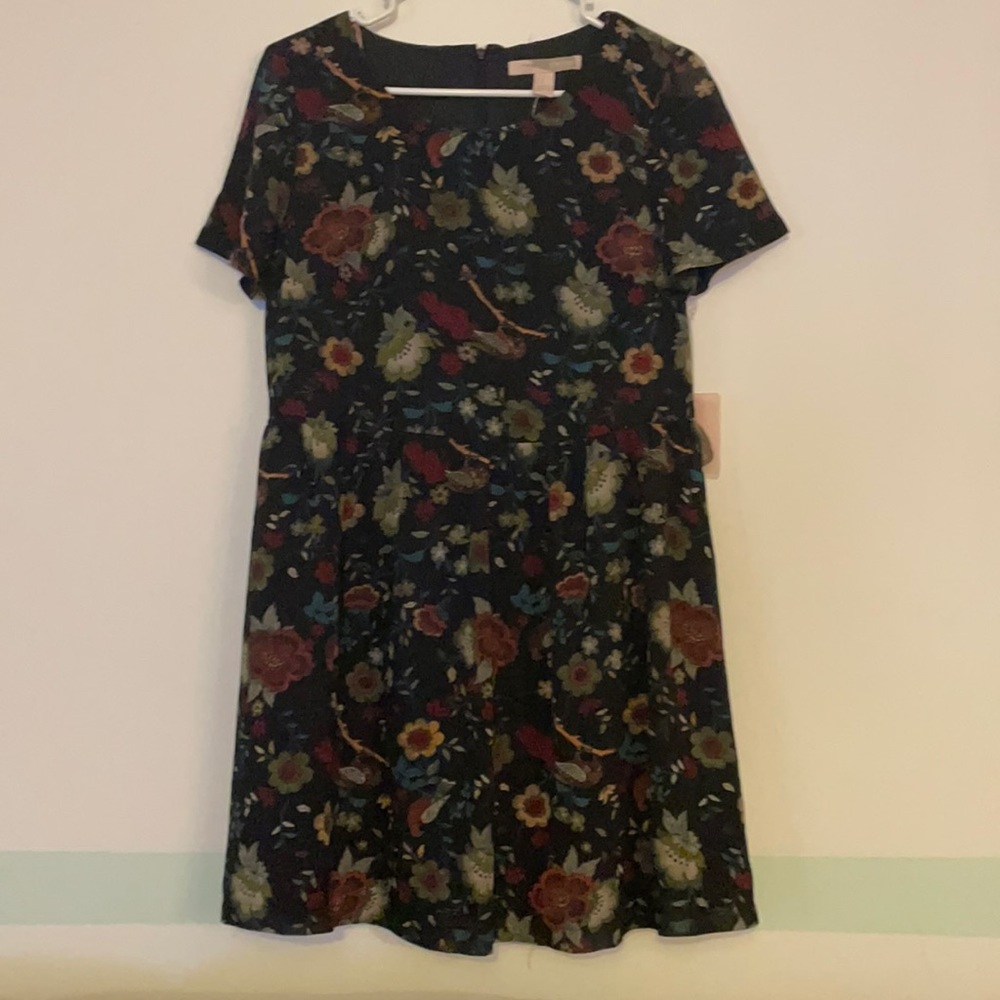 “Vintage” Forever21 Black & Floral Dress